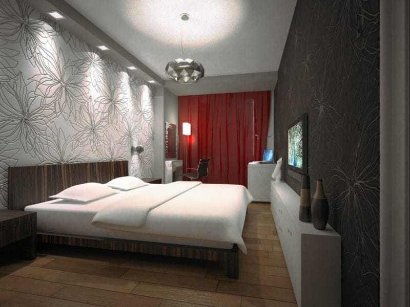 Планировка спальни — как обустроить комнату для сна со вкусом (90 фото) #41