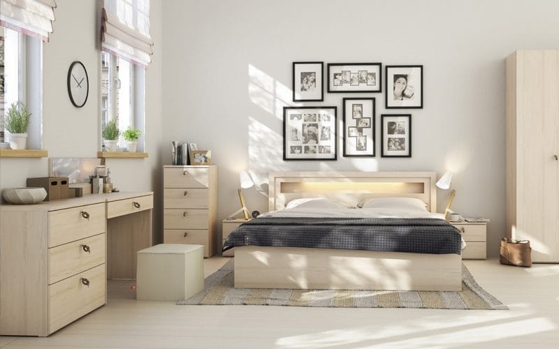 Планировка спальни — как обустроить комнату для сна со вкусом (90 фото) #22