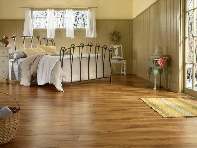 Пол в спальне — критерии выбора идеального покрытия для спальни + 80 фото дизайна #3