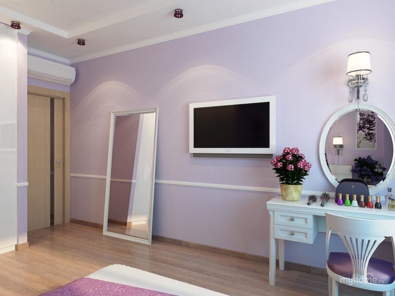 Фиолетовая спальня — роскошный дизайн со вкусом (75 фото) #25