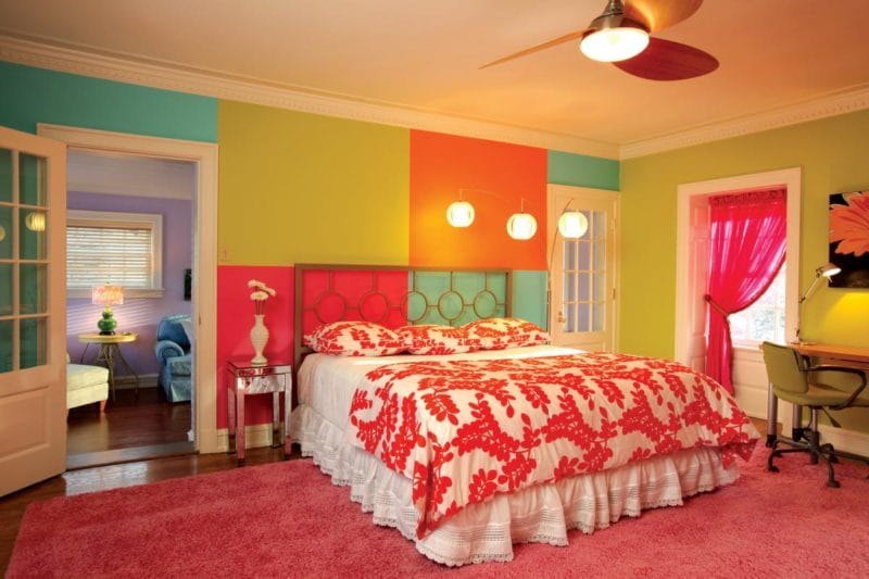 Розовая спальня — модный и эффективный дизайн (58 фото новинок) #25