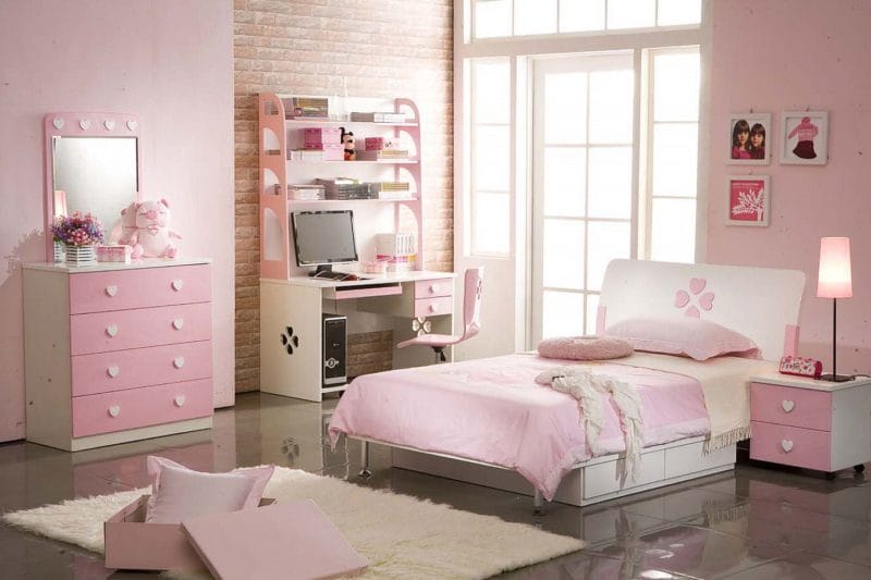 Розовая спальня — модный и эффективный дизайн (58 фото новинок) #26