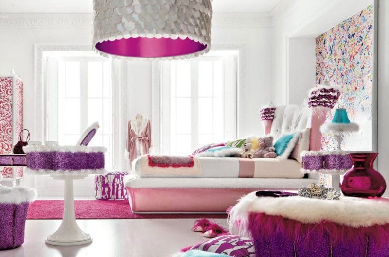 Розовая спальня — модный и эффективный дизайн (58 фото новинок) #14