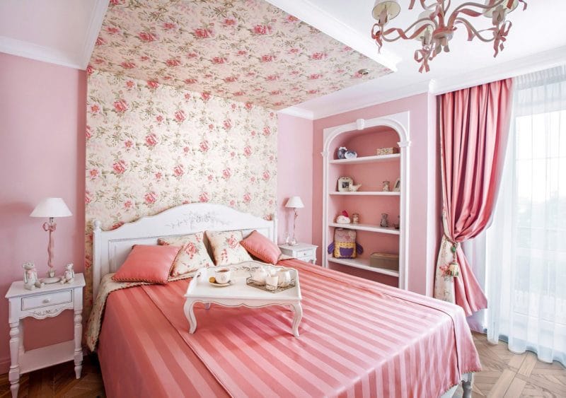 Розовая спальня — модный и эффективный дизайн (58 фото новинок) #2