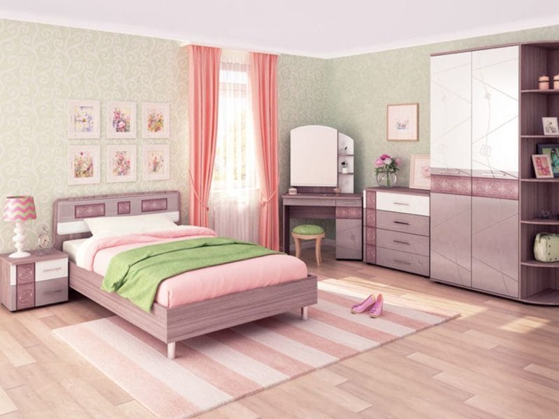 Розовая спальня — модный и эффективный дизайн (58 фото новинок) #44