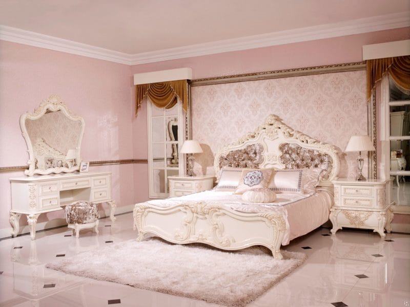 Розовая спальня — модный и эффективный дизайн (58 фото новинок) #19