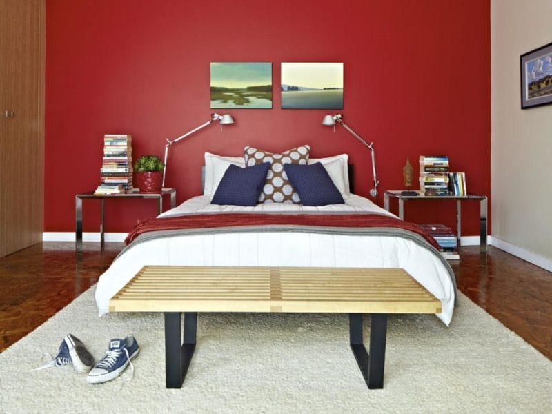 Красная спальня — какой она должна быть? 77 фото вариантов дизайна! #2