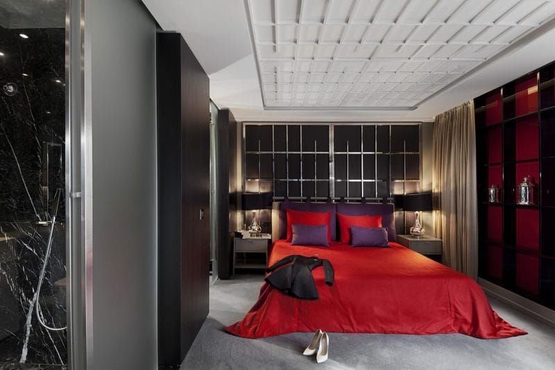Красная спальня — какой она должна быть? 77 фото вариантов дизайна! #20