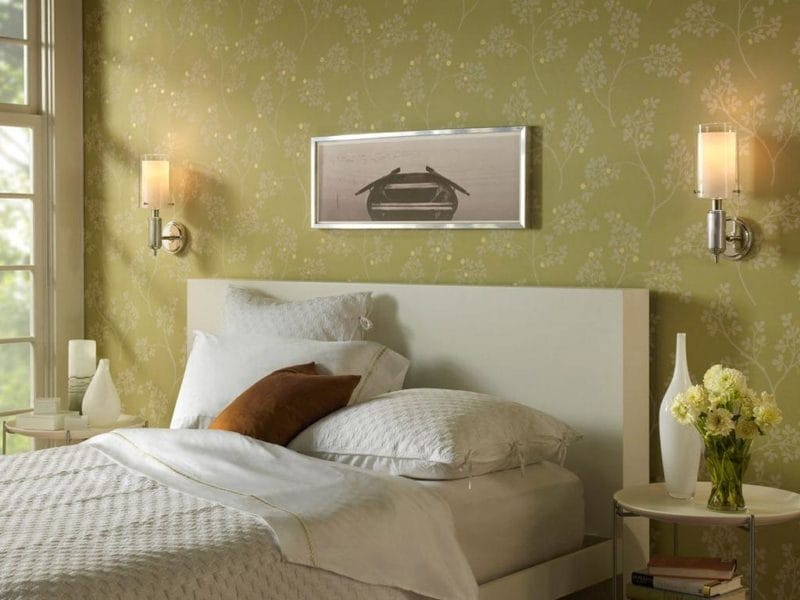 Бра в спальню — лучший фото обзор видов и вариантов сочетания #24