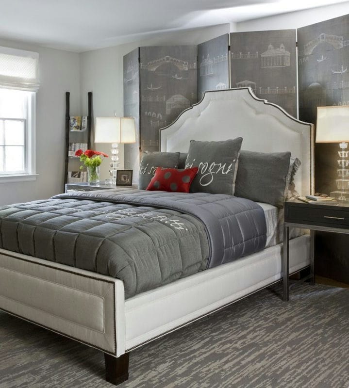 Серая спальня — 65 фото примеров как оформить дизайн спальни в серых тонах. #5