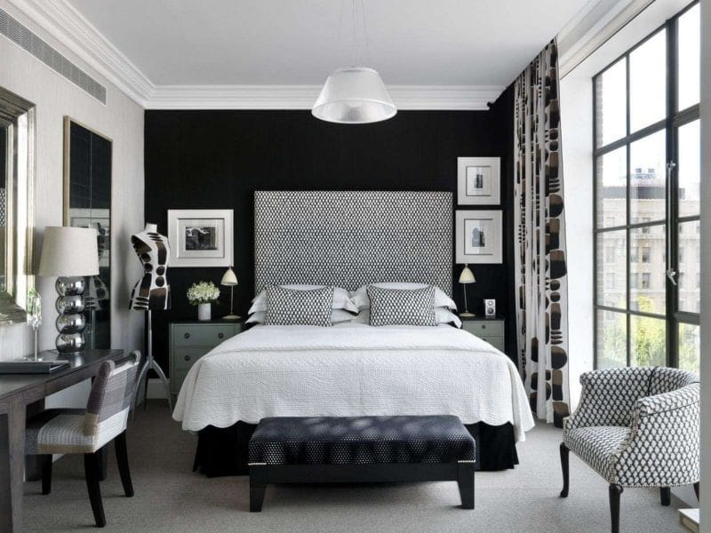 Серая спальня — 65 фото примеров как оформить дизайн спальни в серых тонах. #48