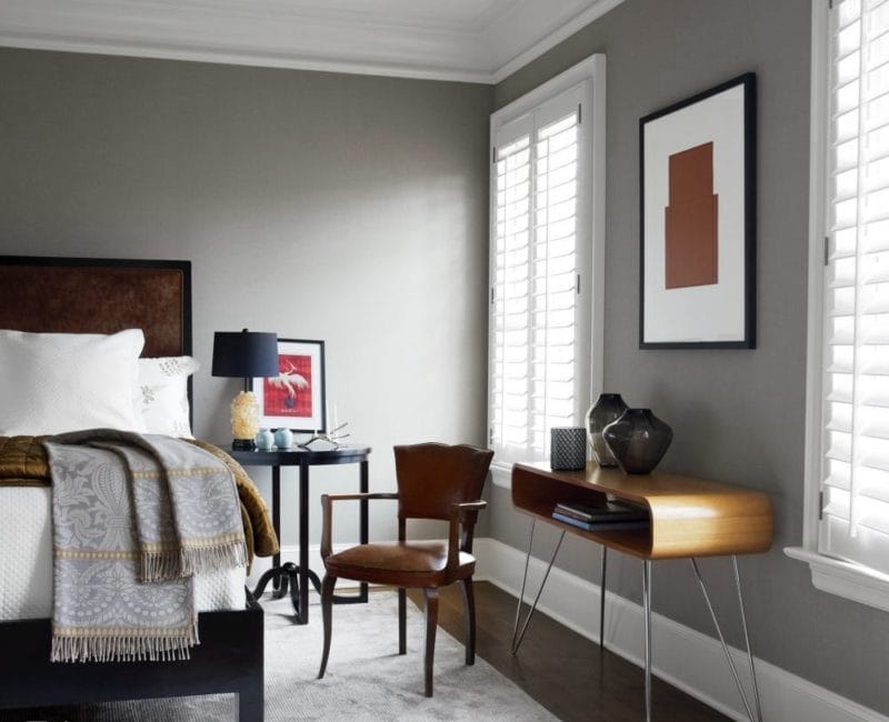 Серая спальня — 65 фото примеров как оформить дизайн спальни в серых тонах. #57
