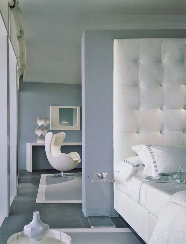 Серая спальня — 65 фото примеров как оформить дизайн спальни в серых тонах. #58