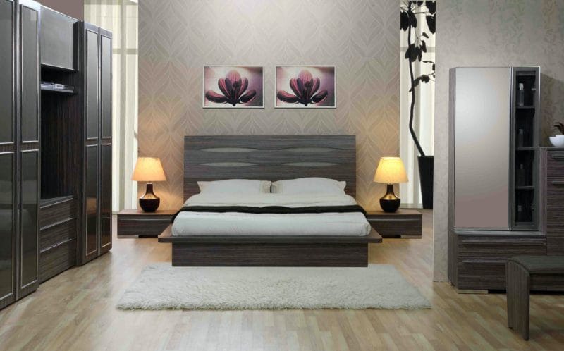 Серая спальня — 65 фото примеров как оформить дизайн спальни в серых тонах. #16