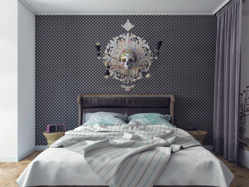 Серая спальня — 65 фото примеров как оформить дизайн спальни в серых тонах. #35