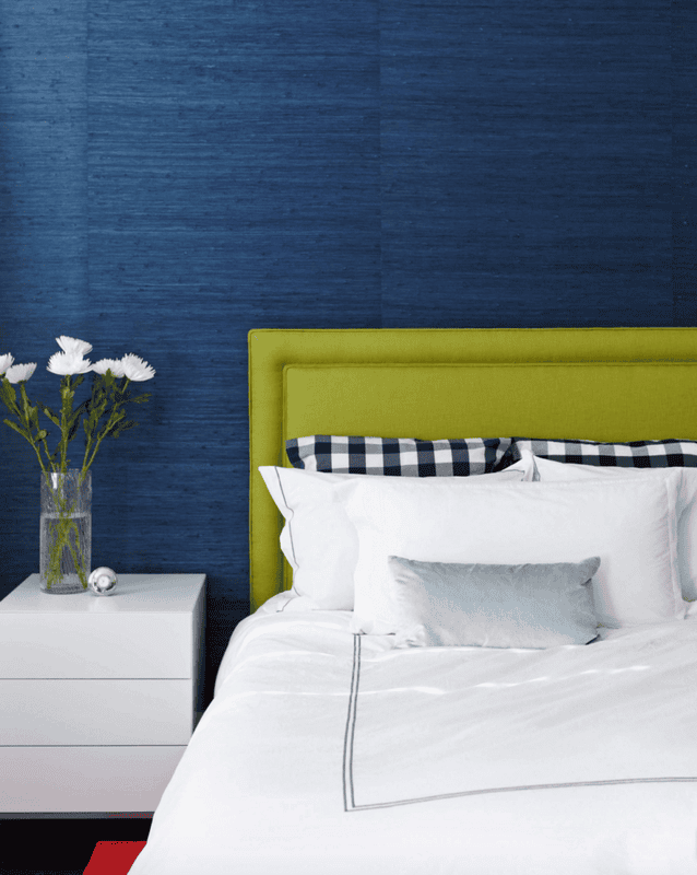 Синяя спальня — особенности оформления спальни в синих тонах на 70 фото #26