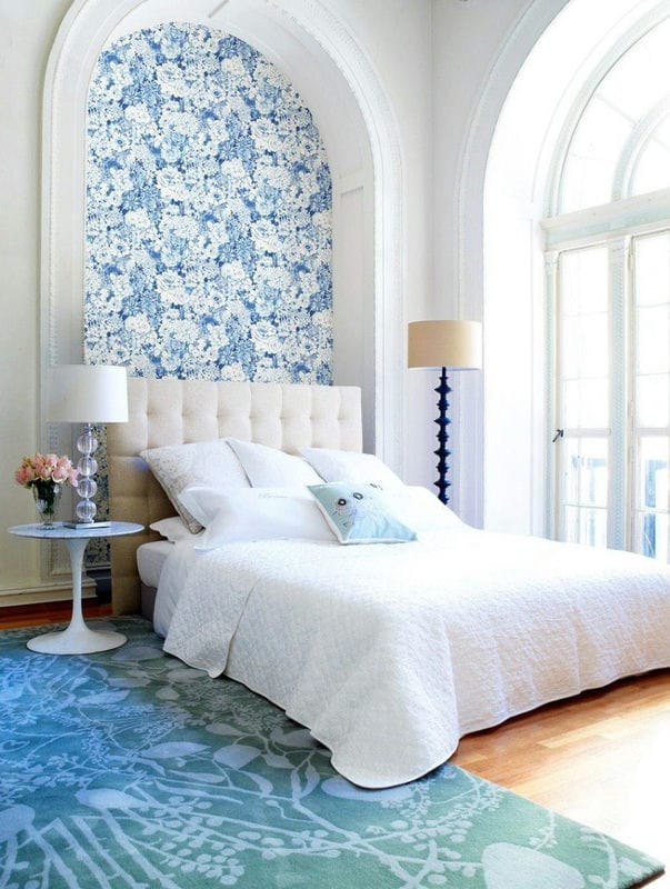 Синяя спальня — особенности оформления спальни в синих тонах на 70 фото #52