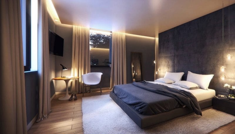 Современные спальни: ТОП-100 фото идеального дизайна #12