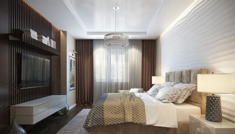 Современные спальни: ТОП-100 фото идеального дизайна #69