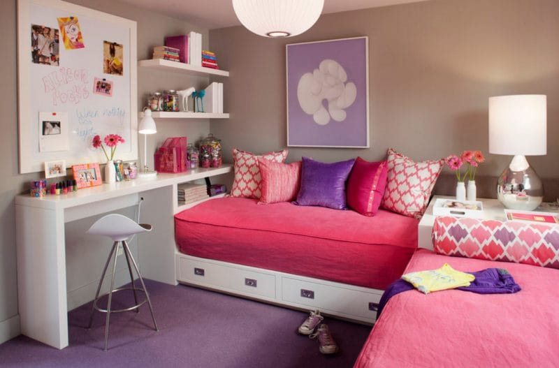 Спальни для детей — как оформить красиво? 65 фото вариантов дизайна! #73