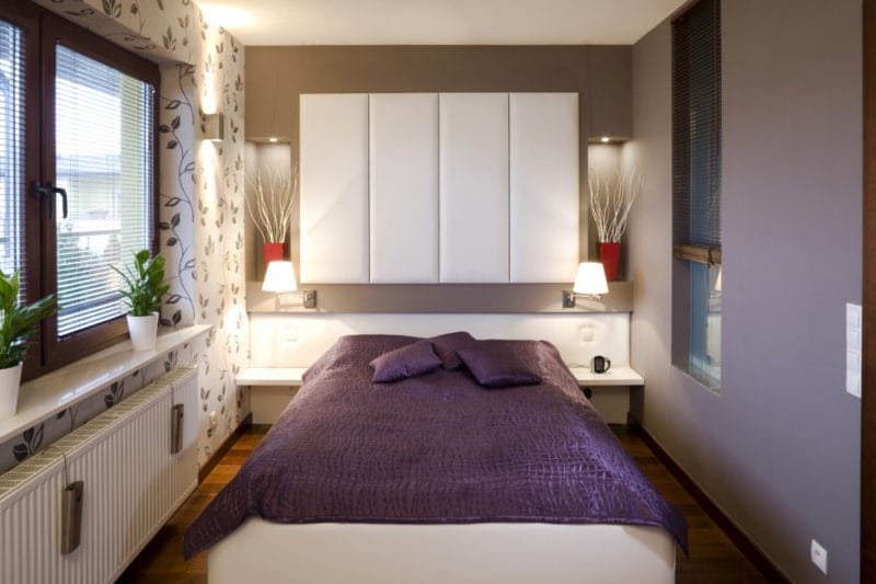 Спальня 12 кв. м. — 110 фото лучших дизайнов спален 2017 года #49