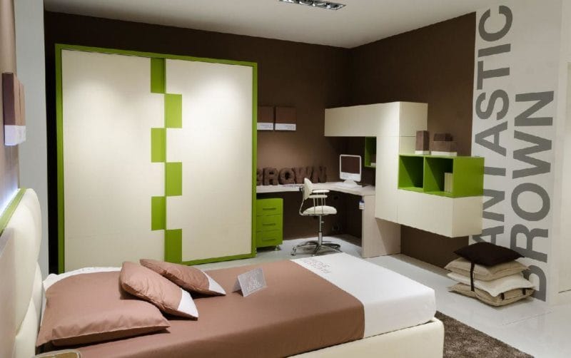 Спальня для подростка — стильные идеи современного дизайна (75 фото) #55