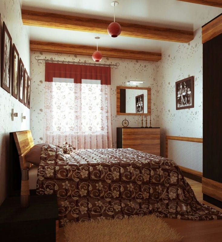 Спальня в хрущевке — оформляем уютный дизайн маленькой спальни в хрущевке (75 фото дизайна) #27