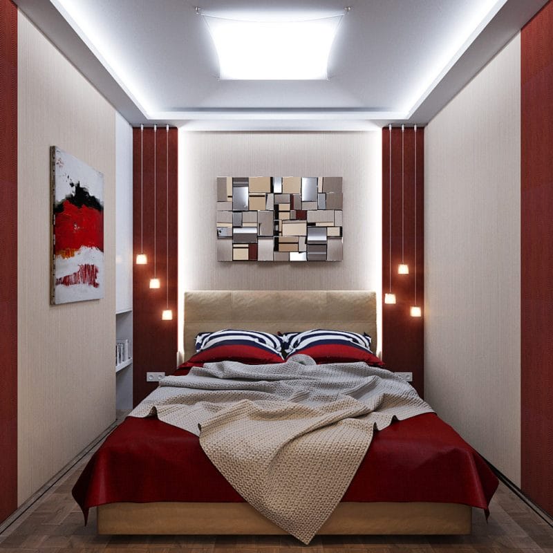 Спальня в хрущевке — оформляем уютный дизайн маленькой спальни в хрущевке (75 фото дизайна) #32