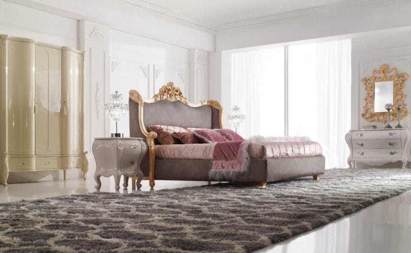Спальня в стиле барокко: идеи и особенности шикарного дизайна (80 фото) #35