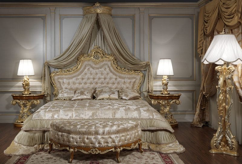 Спальня в стиле барокко: идеи и особенности шикарного дизайна (80 фото) #13