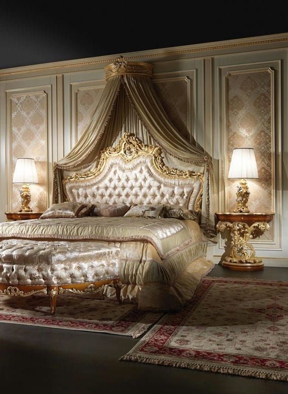 Спальня в стиле барокко: идеи и особенности шикарного дизайна (80 фото) #2