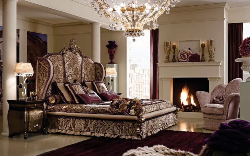 Спальня в стиле барокко: идеи и особенности шикарного дизайна (80 фото) #39