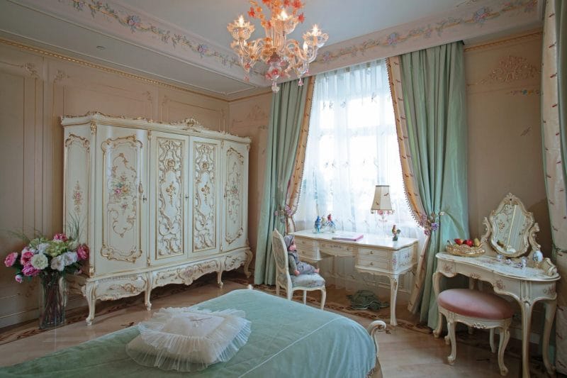 Спальня в стиле барокко: идеи и особенности шикарного дизайна (80 фото) #20