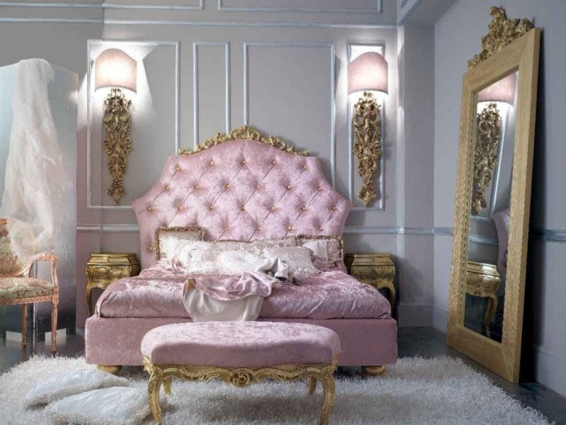Спальня в стиле барокко: идеи и особенности шикарного дизайна (80 фото) #43