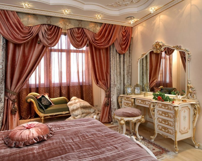Спальня в стиле барокко: идеи и особенности шикарного дизайна (80 фото) #8