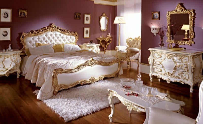 Спальня в стиле барокко: идеи и особенности шикарного дизайна (80 фото) #18