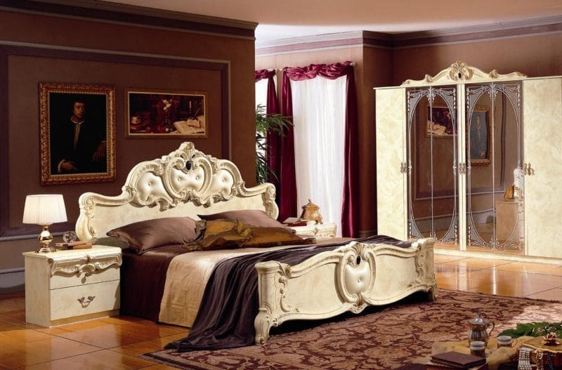Спальня в стиле барокко: идеи и особенности шикарного дизайна (80 фото) #9