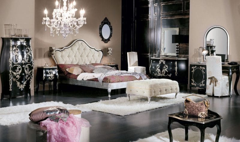 Спальня в стиле барокко: идеи и особенности шикарного дизайна (80 фото) #28