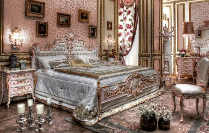 Спальня в стиле барокко: идеи и особенности шикарного дизайна (80 фото) #53