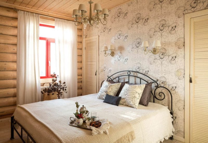 Спальня в стиле кантри — 110 фото необычных примеров дизайна #52
