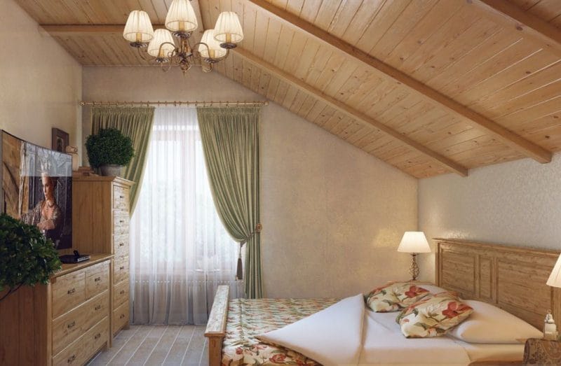 Спальня в стиле кантри — 110 фото необычных примеров дизайна #54