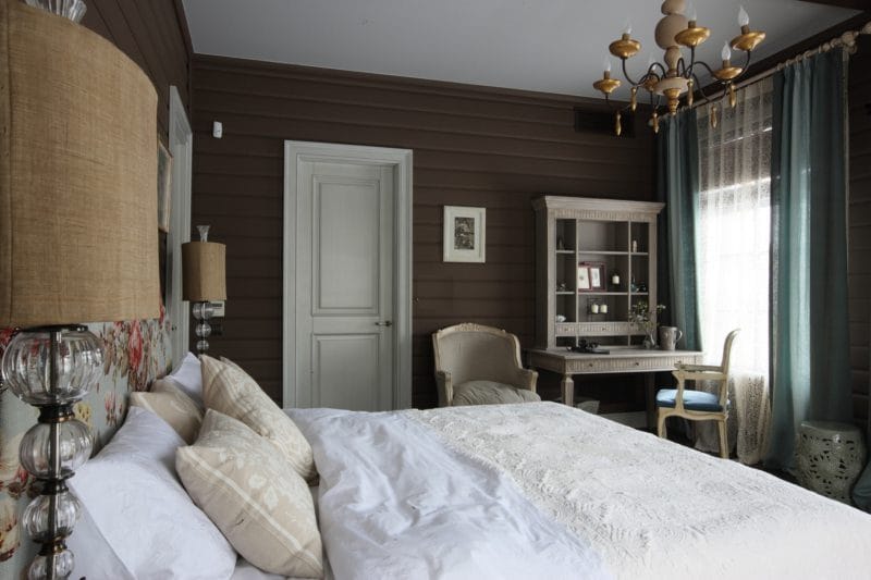 Спальня в стиле кантри — 110 фото необычных примеров дизайна #32