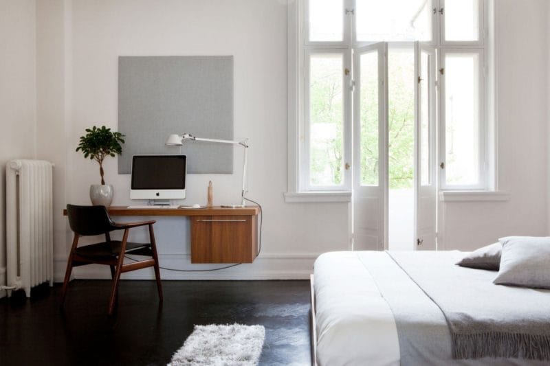 Спальня в стиле минимализм: особенности стильного и лаконичного дизайна (60 фото) #50