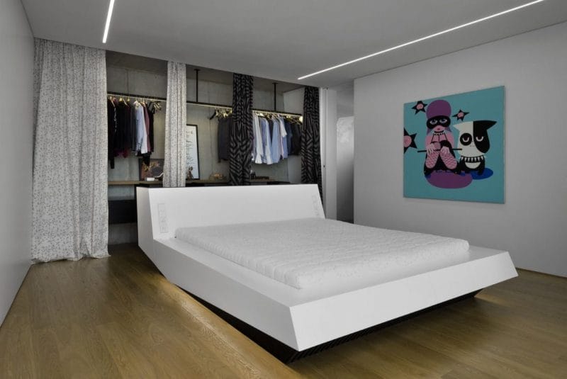Спальня в стиле минимализм: особенности стильного и лаконичного дизайна (60 фото) #57