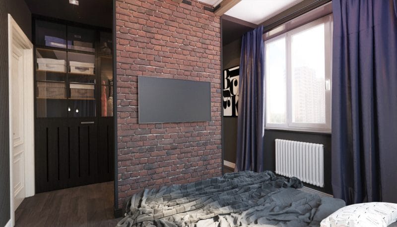 Телевизор в спальне — как установить? 70 фото примеров оформления #22