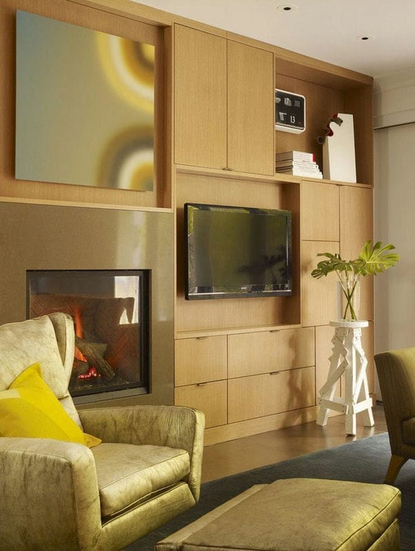 Телевизор в спальне — как установить? 70 фото примеров оформления #24