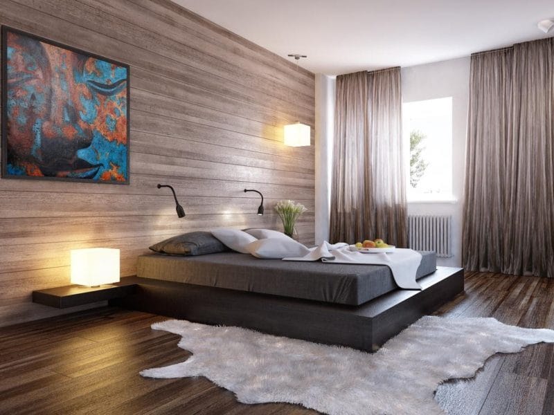 Спальня в стиле минимализм: особенности стильного и лаконичного дизайна (60 фото) #9