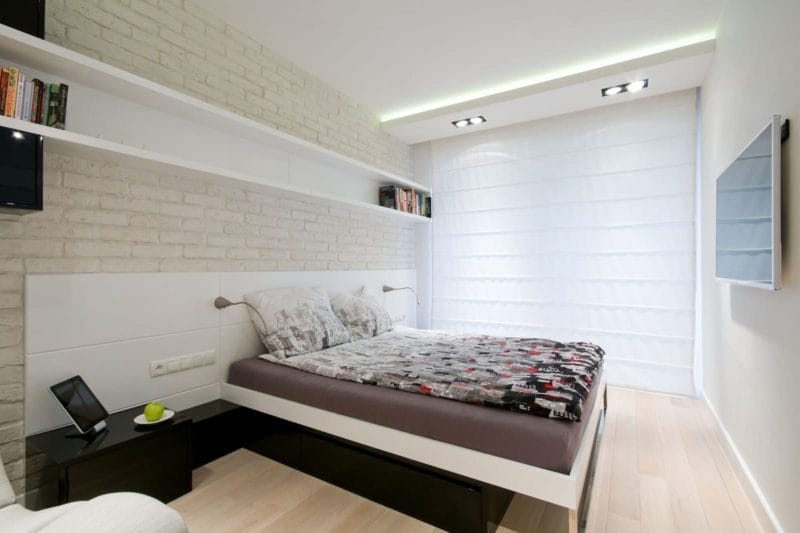 Спальня в стиле минимализм: особенности стильного и лаконичного дизайна (60 фото) #28