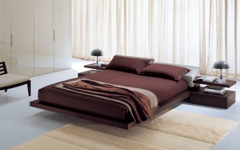 Спальня в стиле минимализм: особенности стильного и лаконичного дизайна (60 фото) #65