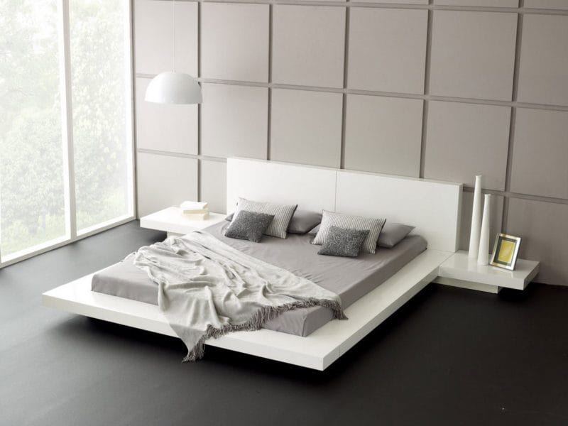 Спальня в стиле минимализм: особенности стильного и лаконичного дизайна (60 фото) #66